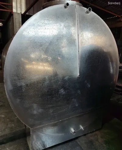 Бочка из оцинкованный стали 5000л.