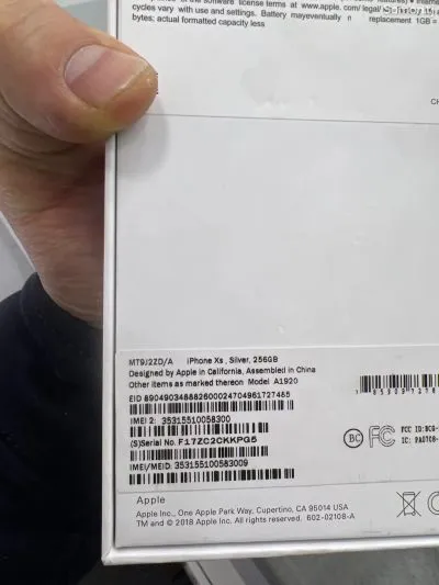 Apple iPhone Xs, 256 gb, Silver
