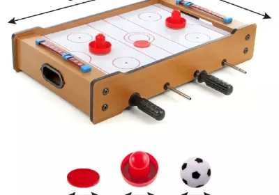 Игровой набор 2-в-1, включающий аэрохоккей и футбол