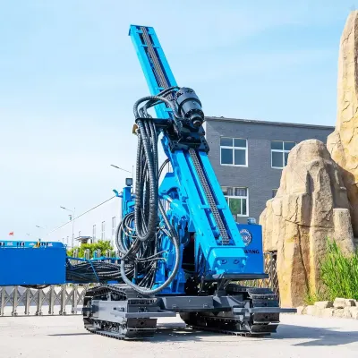 Машинаи ҳамрории сояфарории офтобӣ Solar Pile Driver
