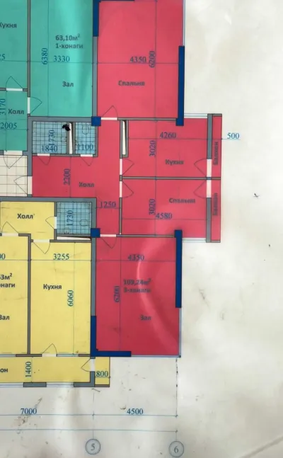 3-комн. квартира, 10 этаж, 110 м², Шохмансур Старый аэропорт, Седома