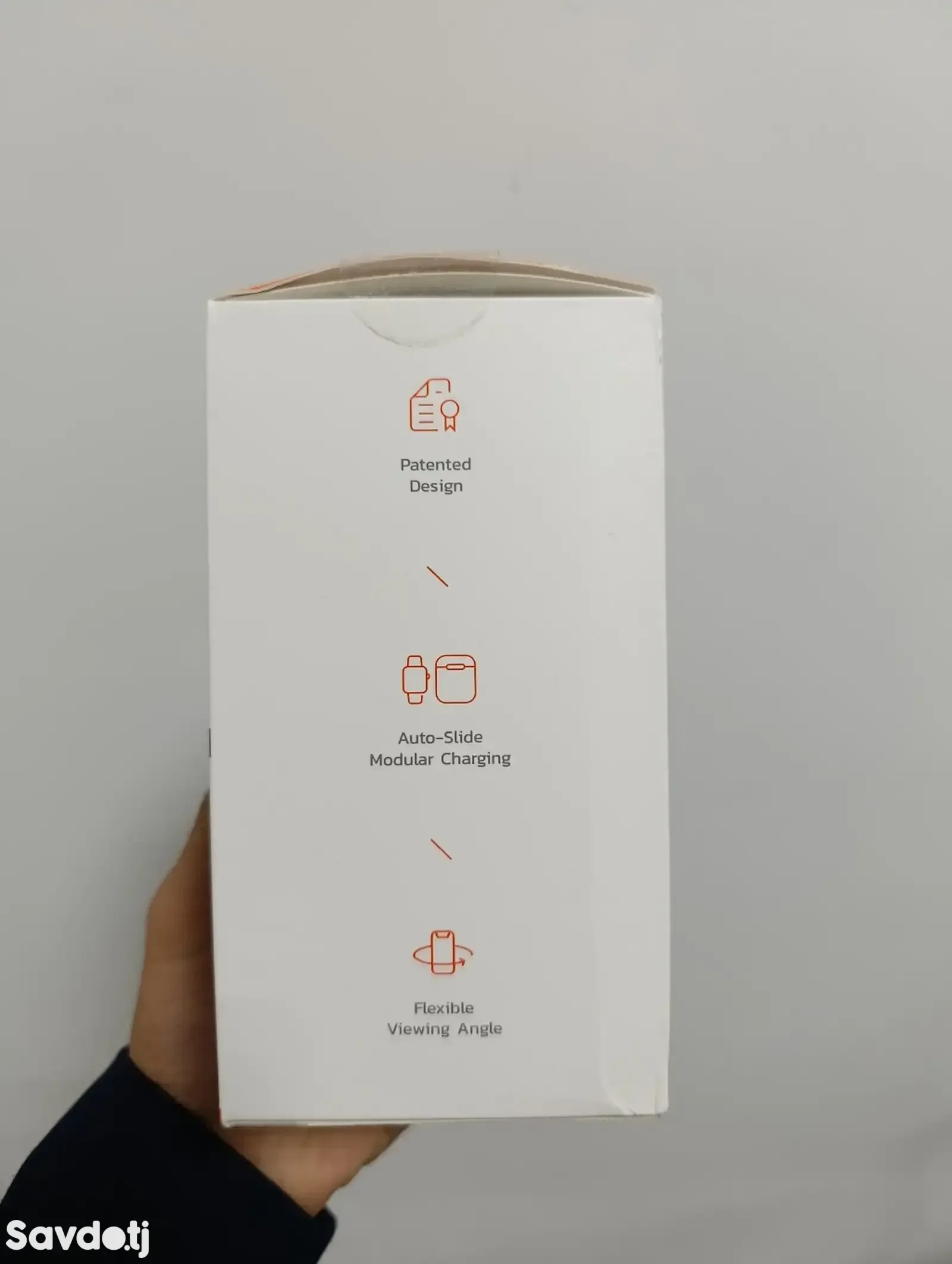 Зарядная станция Porodo 3-in-1 Auto Rotation Wireless Charger