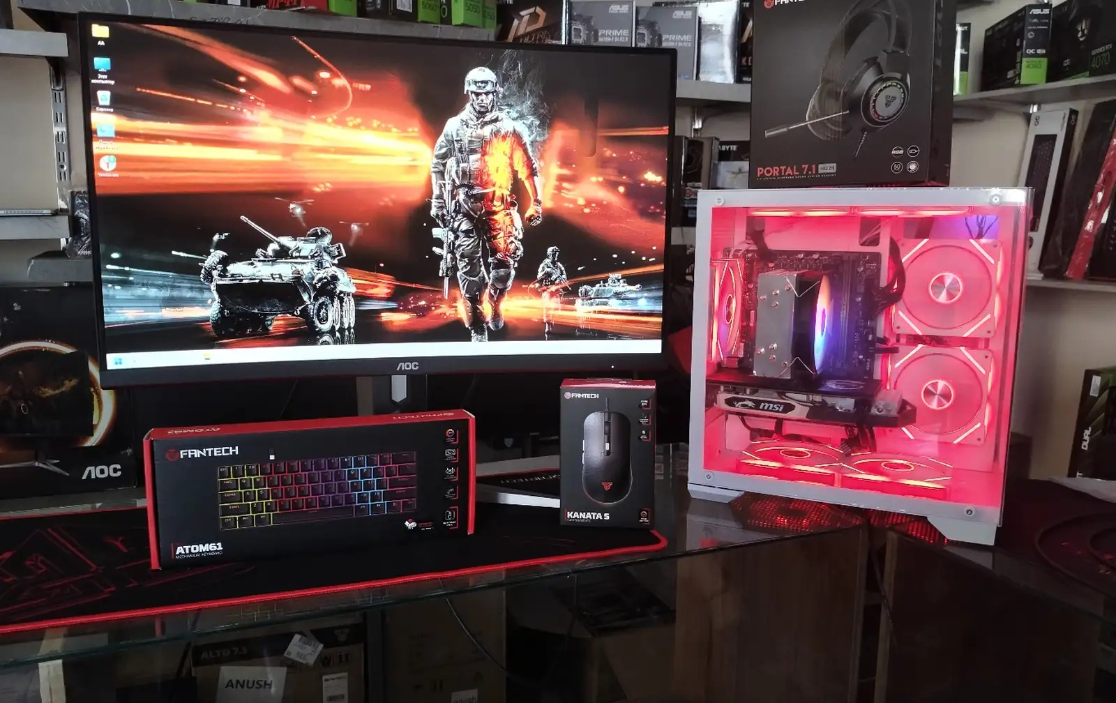 Мощный игровой компьютер Intel core i5 12400f GTX 1660 ti 6gb RAM