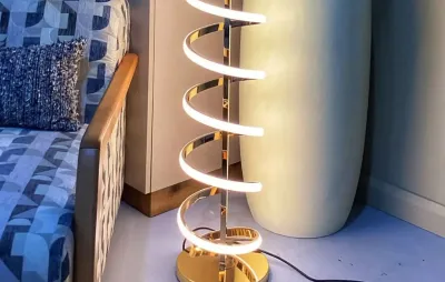 Светодиодный LED напольный торшер спиралевидной формы