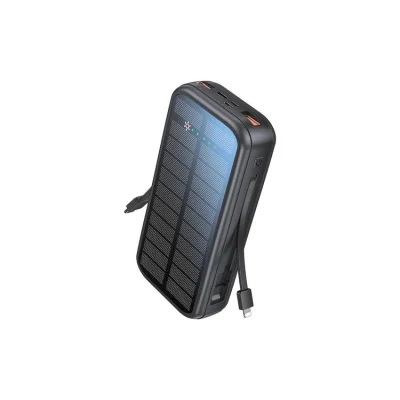 Повербанк Green Lion PD20W Solar 2 20000 мАч черный