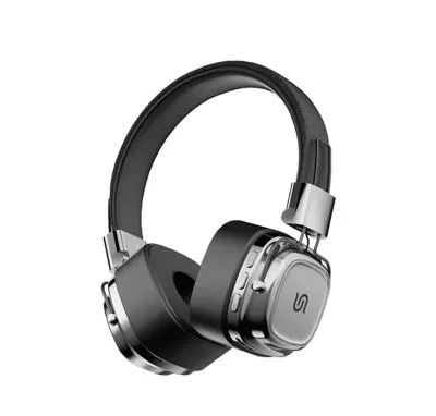 Беспроводные наушники Porodo Soundtec Vintage Headphone коричневый/серебристый