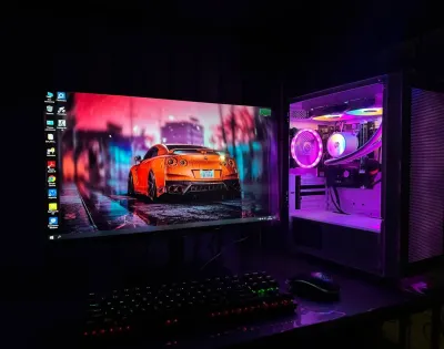 Персональный компьютер Core I7 3770S / OZU 16G / NVMe 128G / HDD 500G / 24 DAHUA