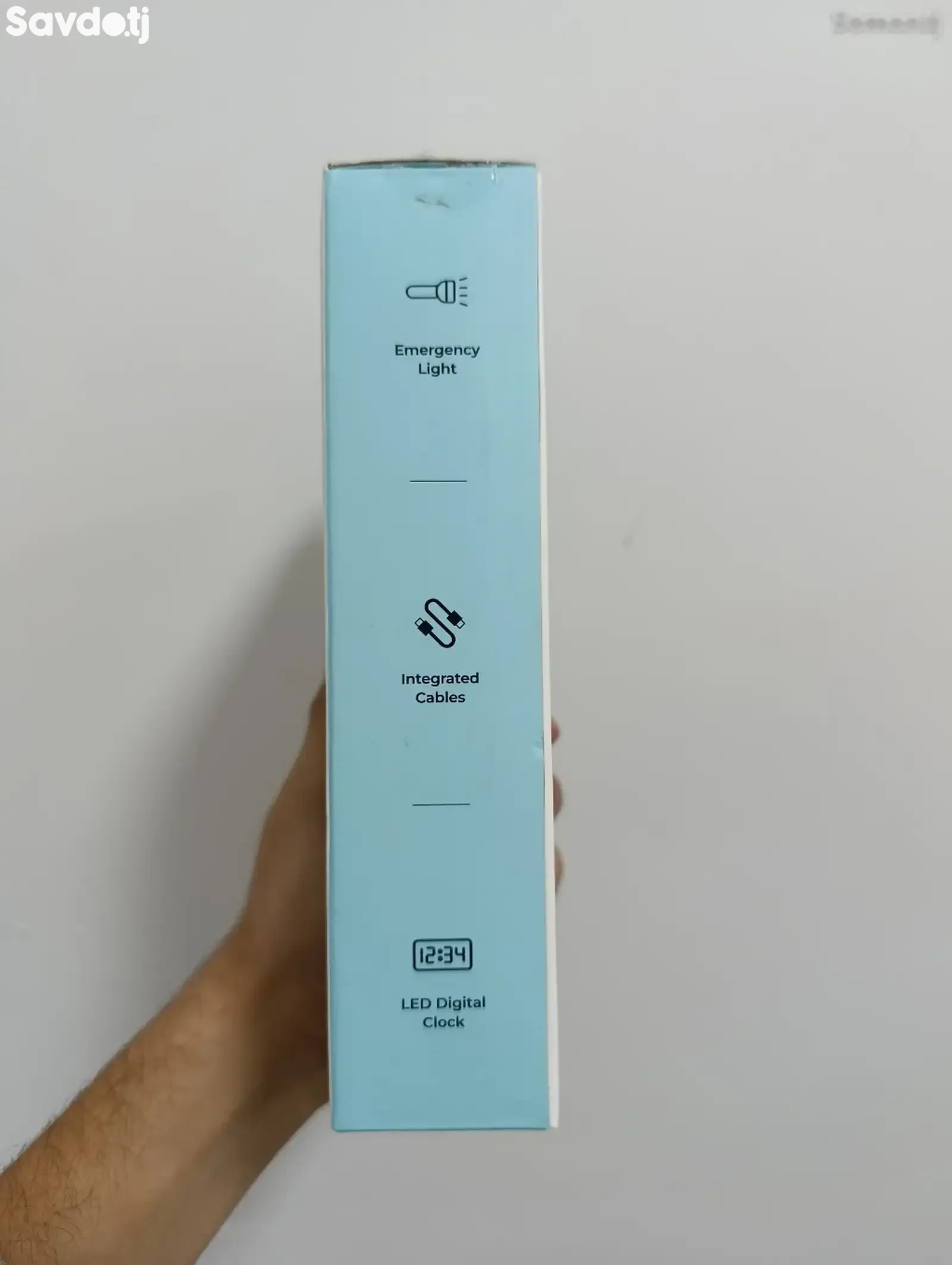Портативный солнечный повербанк Рowerology 16000mAh Solar Power Bank with FM Rad