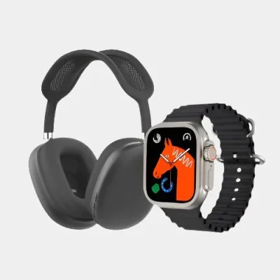 Беспроводные нуашники + умные часы P9 ULTRA 2