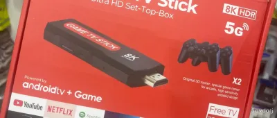 Консоль игровая приставка до телевизора Game TV Stick X2 64Gb 8K HDR 5G