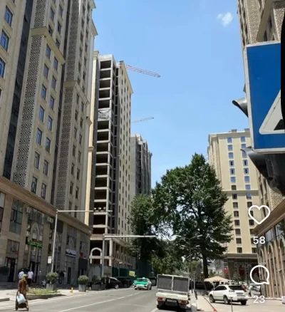 3-комн. квартира, 11 этаж, 57 м², Шохмансур