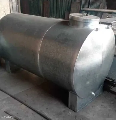 Бочка оцинкованная, 1500л.