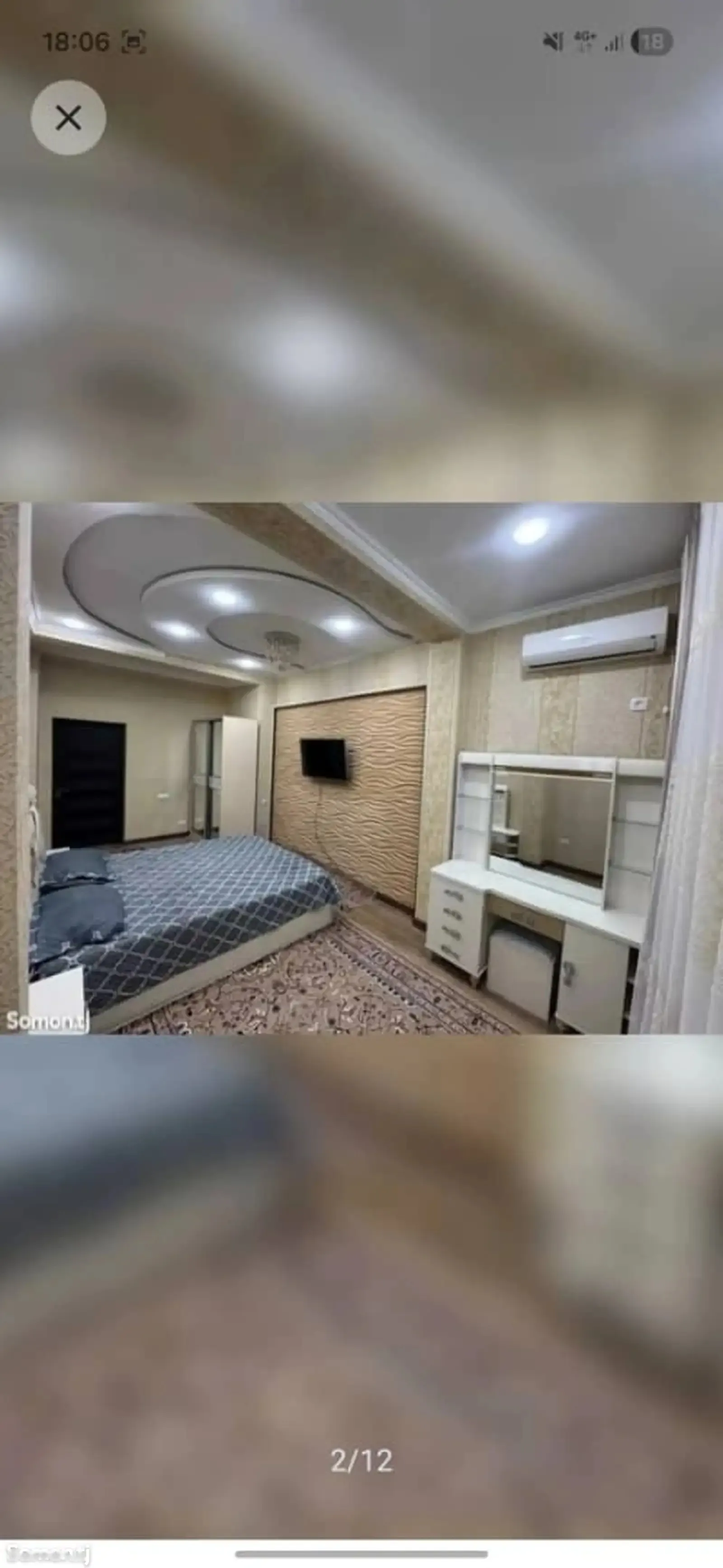 2-комн. квартира, 10 этаж, 75м², танка доми Арванд