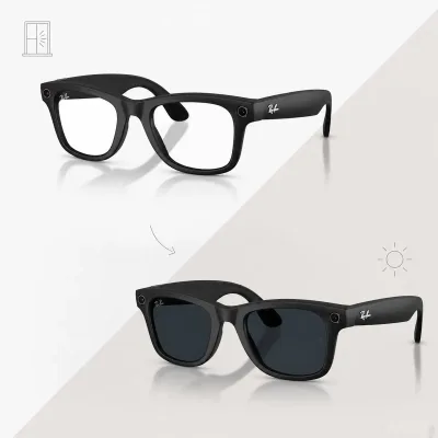 Умные очки Ray-Ban Meta Headliner Gen 2 RW4012 Matte Black Transition