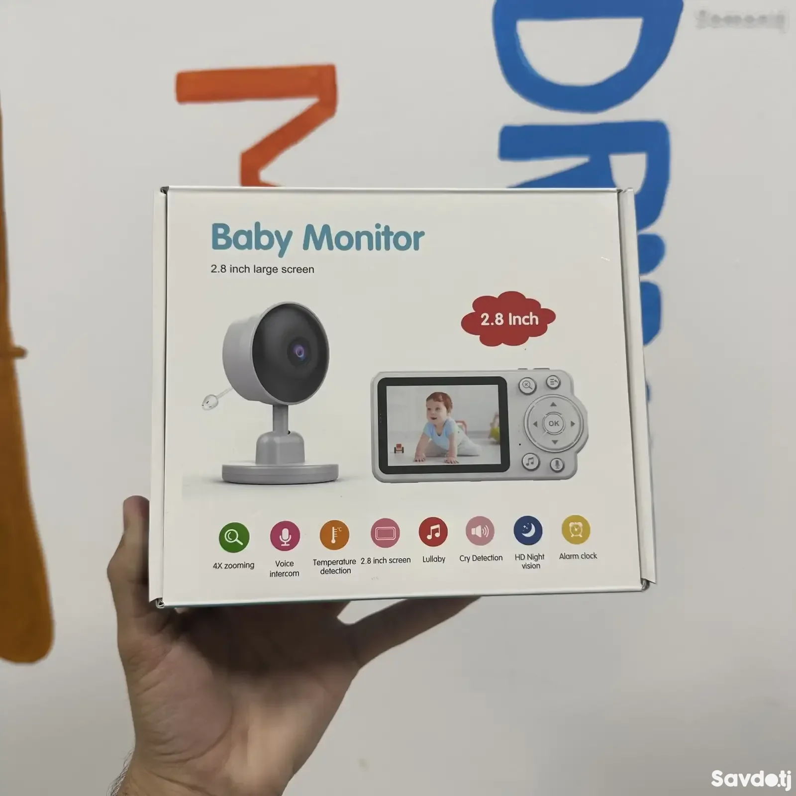 Видеоняня Baby Monitor с экраном 2.8 дюйма