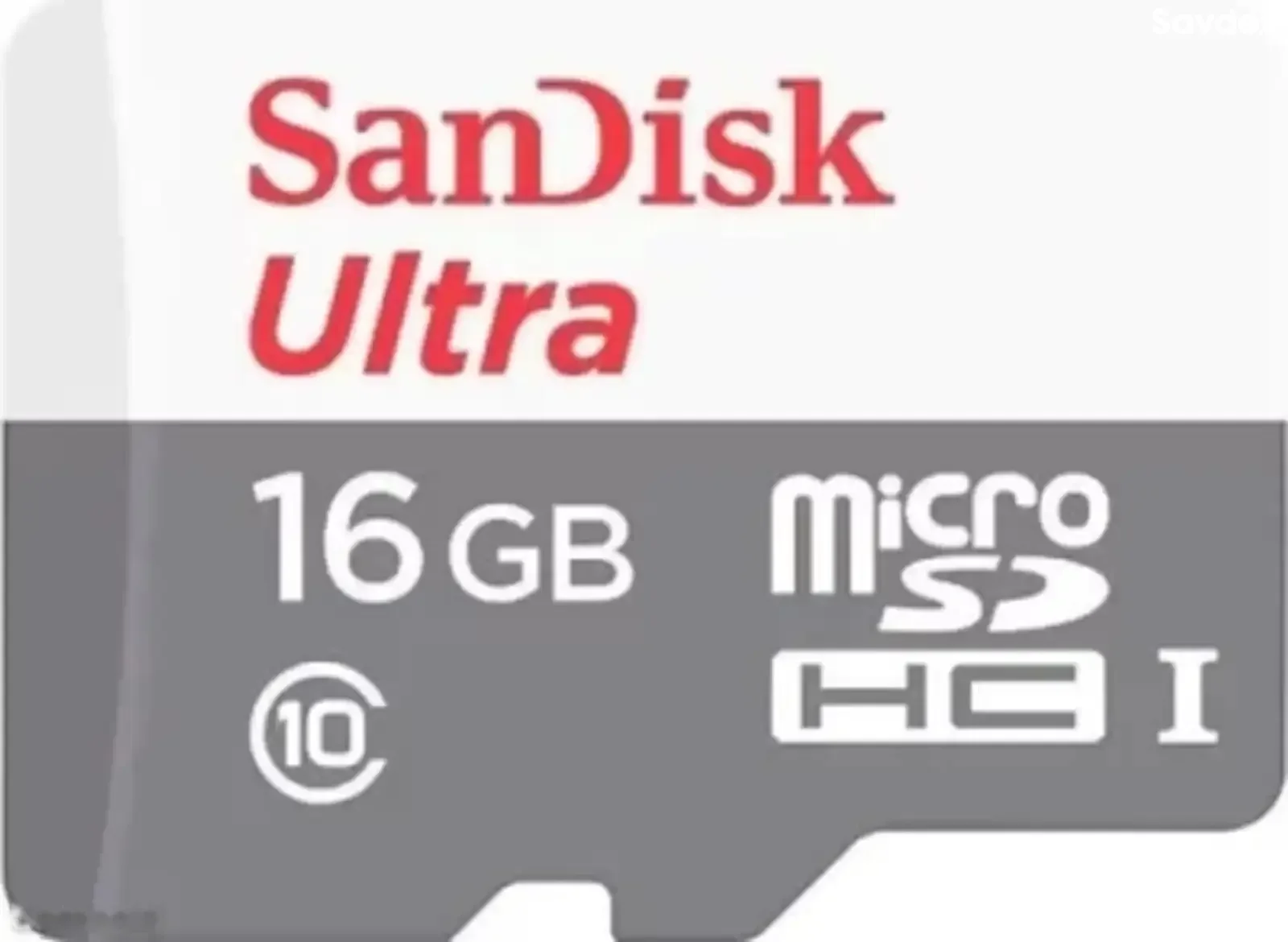 Карта памяти 16Gb MicroSD SanDisk Ultra