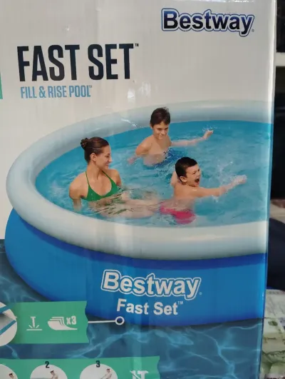 Надувной бассейн Bestway 366см — миниатюра 2
