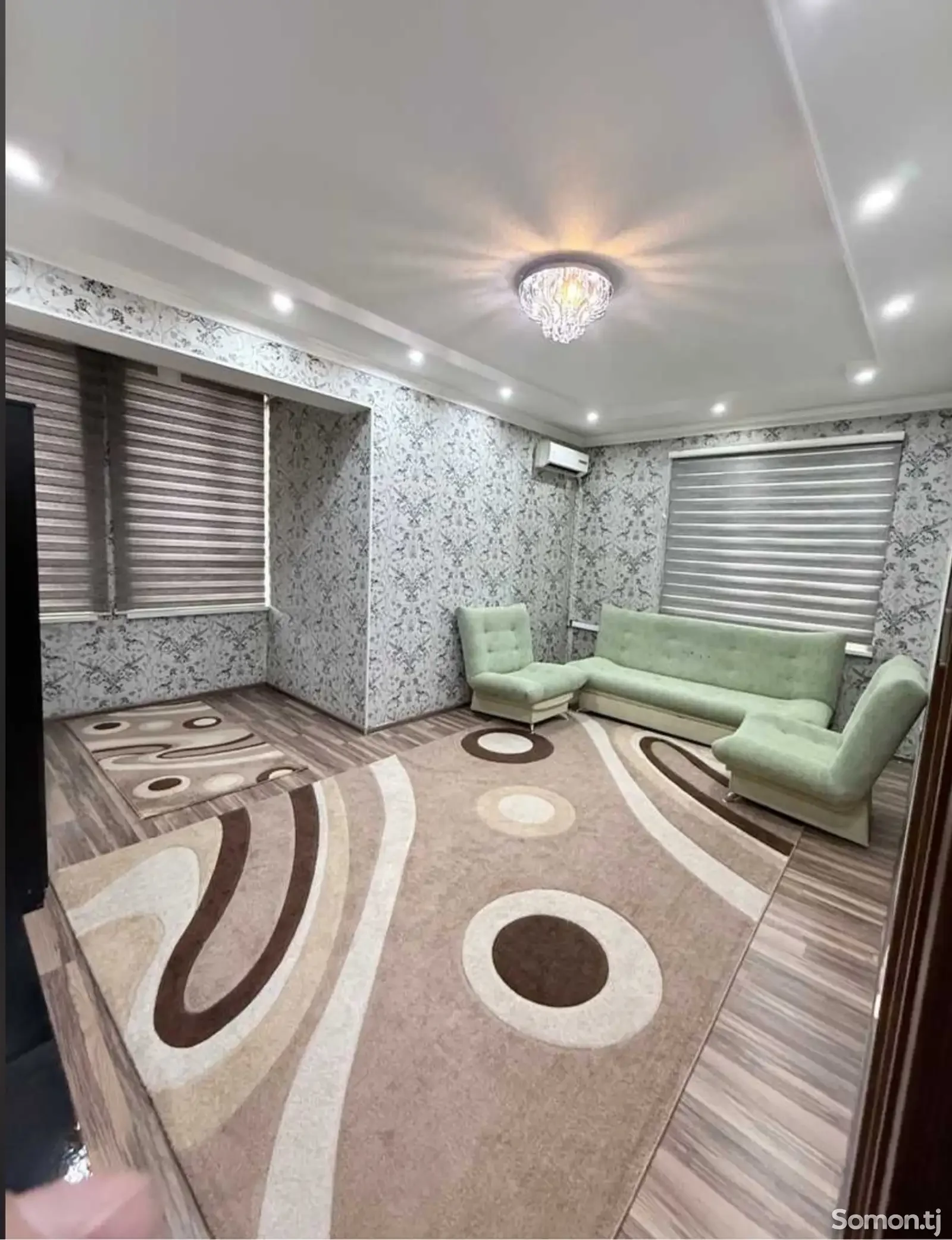3-комн. квартира, 5 этаж, 92м², Ашан