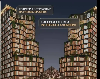 3-комн. квартира, 15 этаж, 95 м², Шохмансур Алмаз Сити