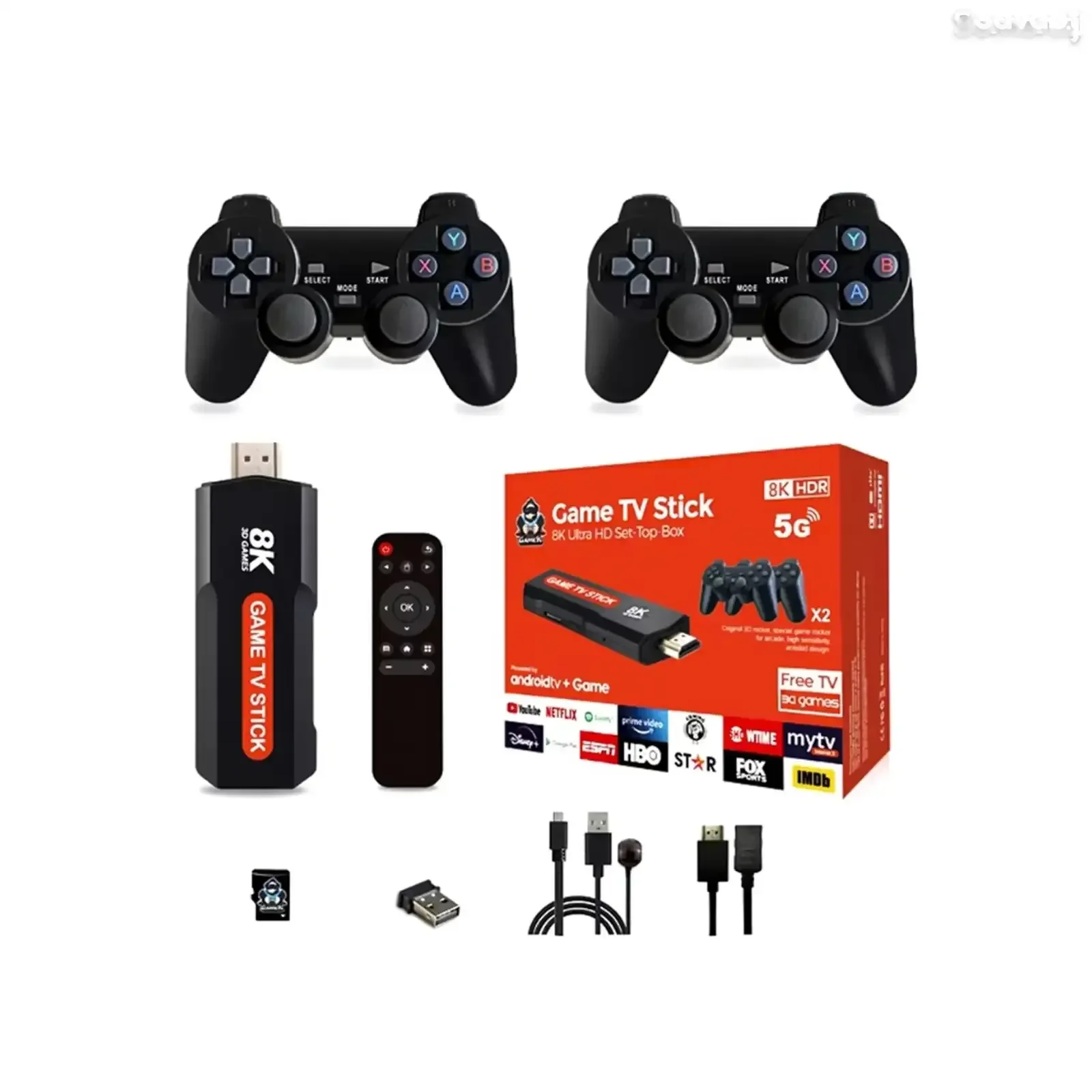 Игровая приставка Game Stick 8K Ultra HD X2 TV