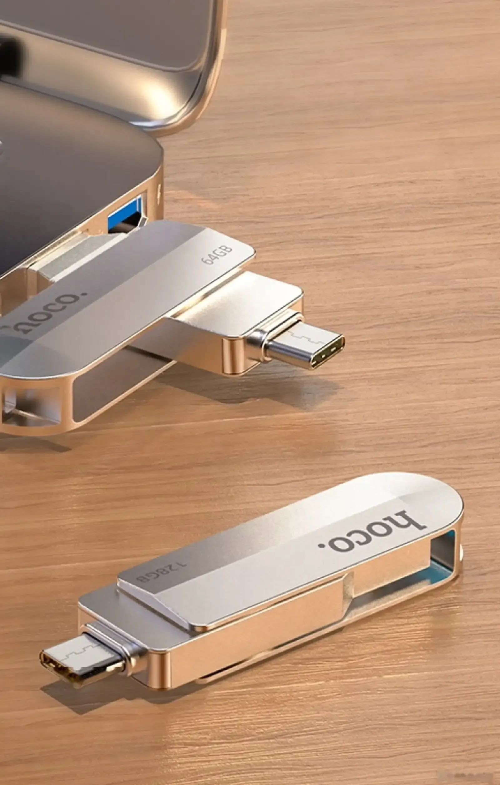 USB Type-с флеш накопитель 64GB Нoco UD