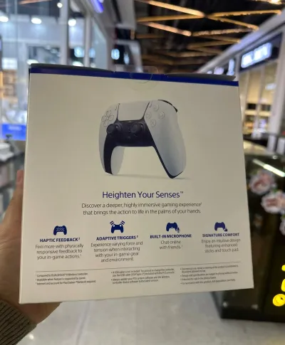 Геймпад PlayStation 5 Dual Sense Wireless Controller White Bluetooth белый