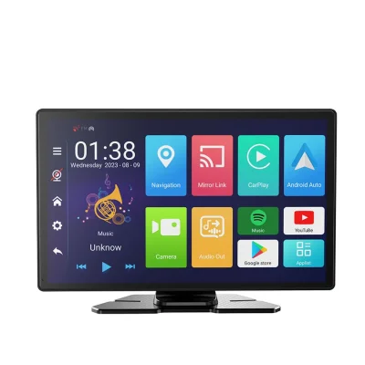 Автомобильный планшет Porodo Android 13  Dispaly Screen with DVR-4+64GB черный