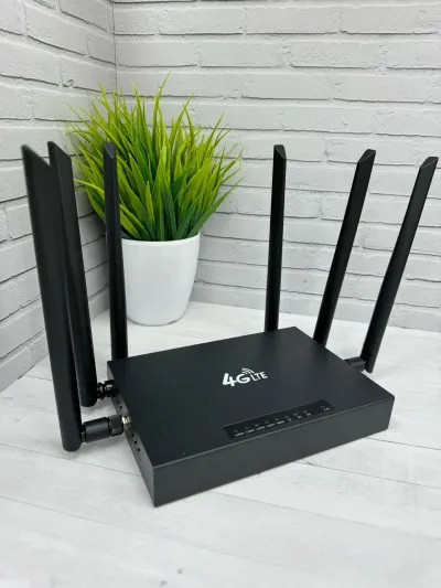 Роутер WiFi с сим картой 4G LTE с 2 дополнительными антеннами ED128