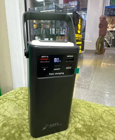 Внешний аккумулятор с фонариком Mars Powerbank 30000 mah
