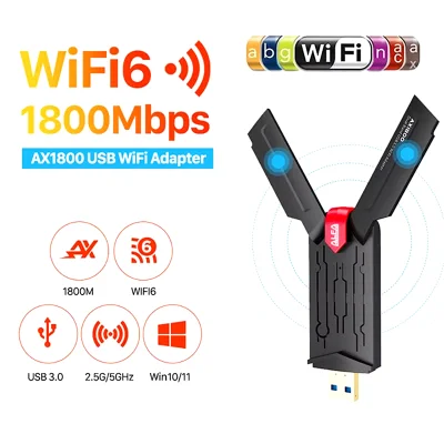 Wi-Fi 6 адаптер PIX-LINK-UAX03 USB