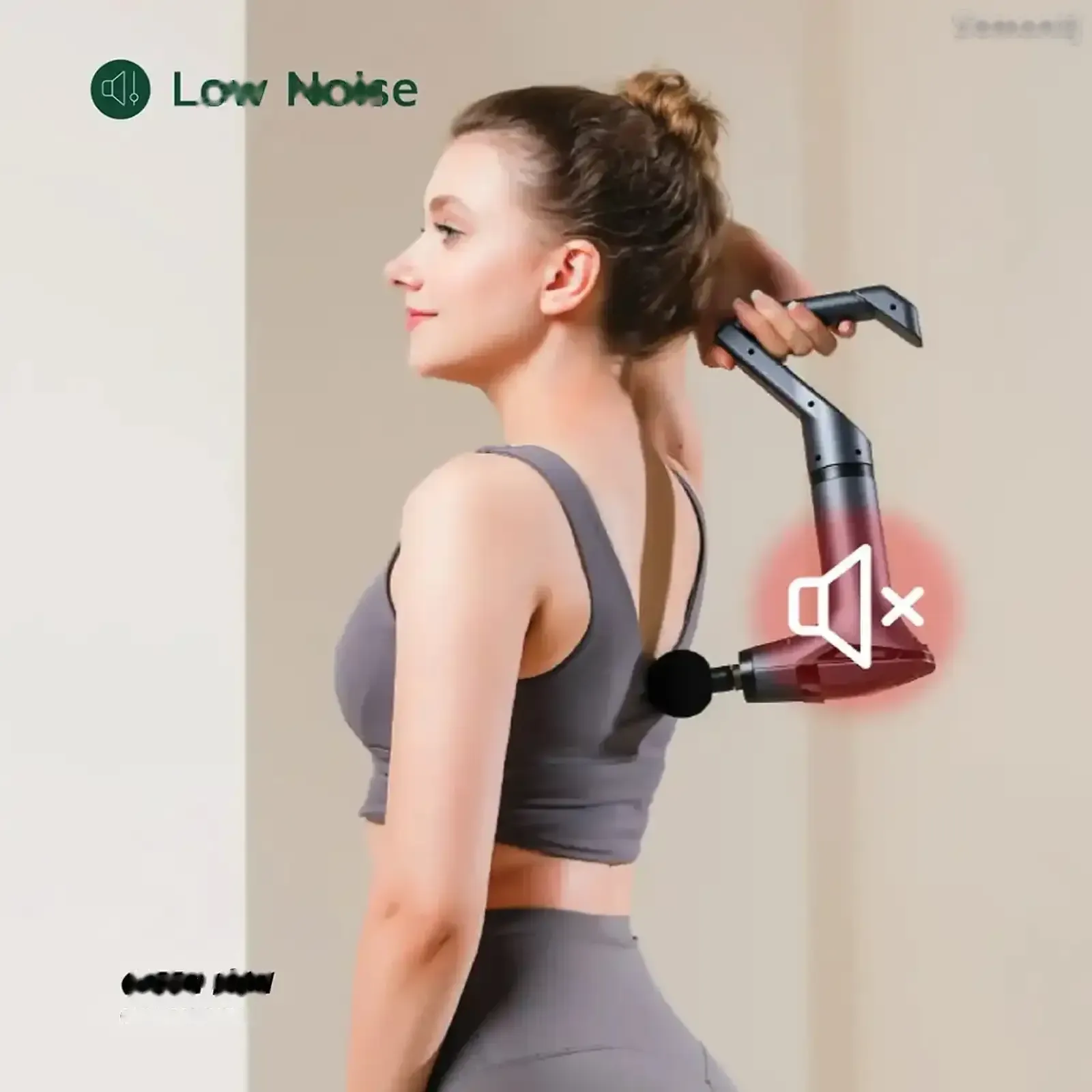 Ударный массажер Green Lion Multifunctional Massage Gun GMG 05 черный
