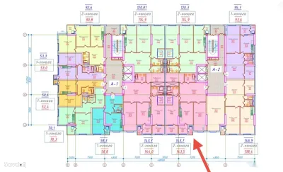 2-комн. квартира, 7 этаж, 144 м², Сзади Опера Балет, Шохмансур