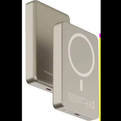 Повербанк Powerology 10000 mAh 20W PD  & 15W Magsafe титан