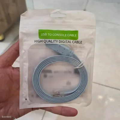 Консольный кабель USB to RJ45 для Cisco Router и Switch