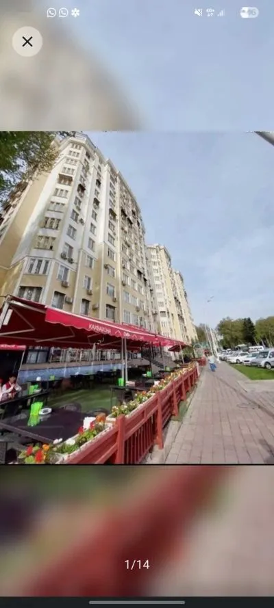 3-комн. квартира, 11 этаж, 60м², Сомони