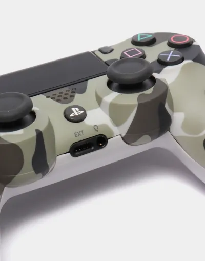 Геймпад джойстик Sony DualShock 4 для PS4 хаки и серый