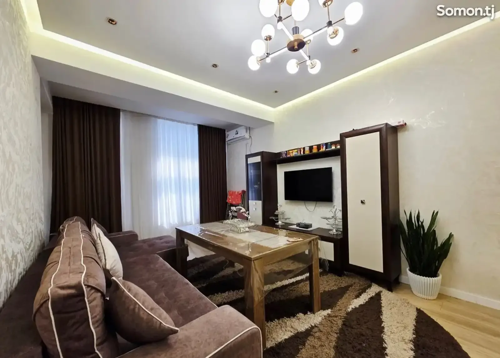 2-комн. квартира, 13 этаж, 60 м², Ашан