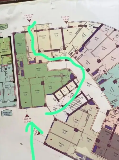 4-комн. квартира, 19 этаж, 153 м², Сино