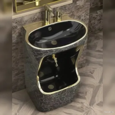 Дизайнерская напольная раковина умывальник