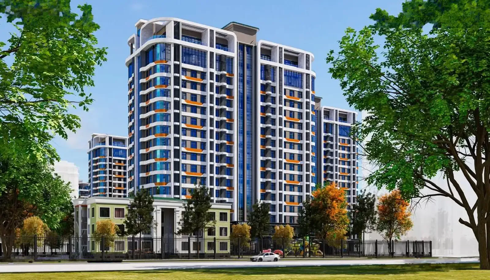 1-комн. квартира, 15 этаж, 76 м², Славянский, сзади роддома № 1
