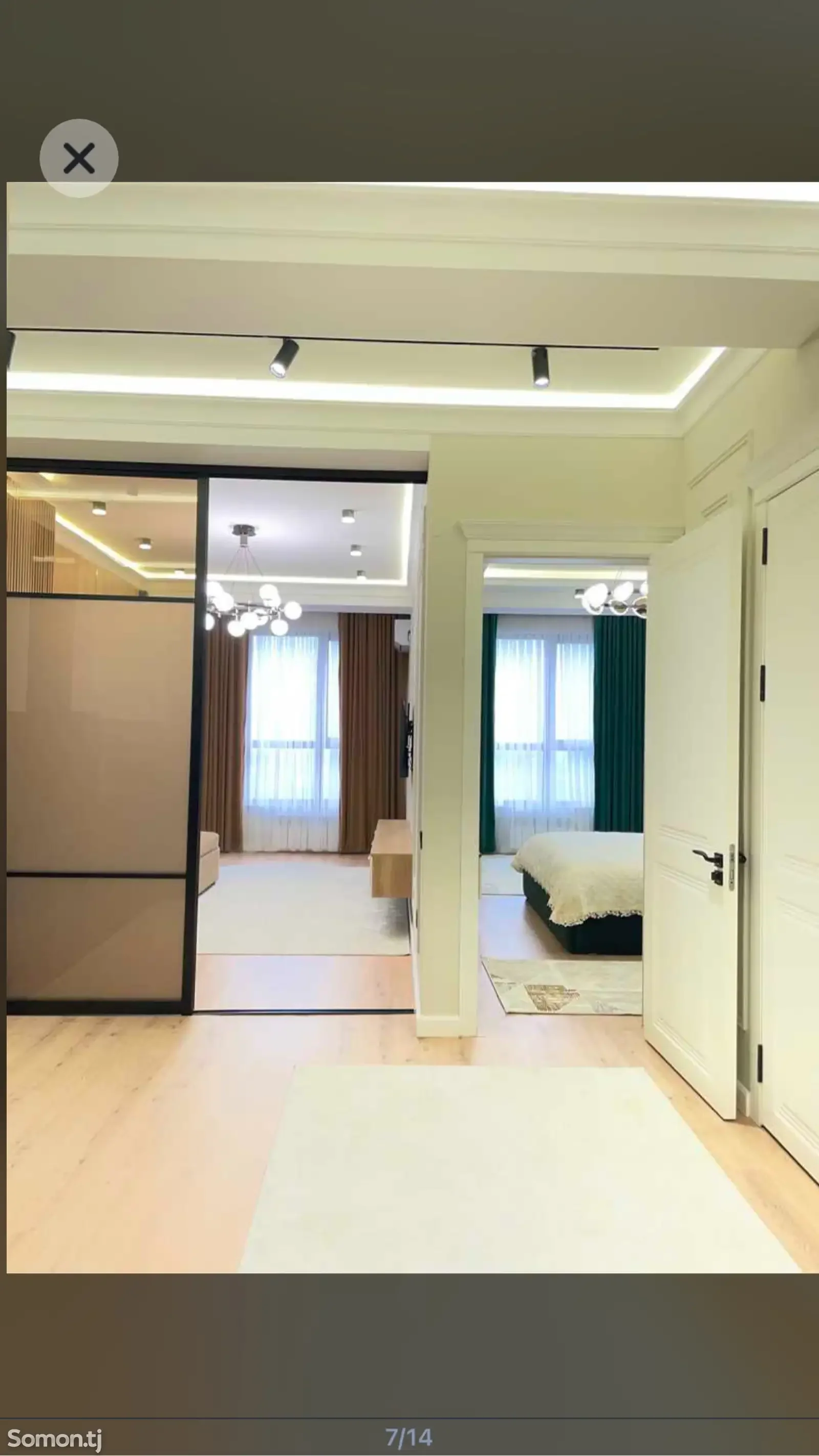 2-комн. квартира, 12 этаж, 70м², Шохмансур