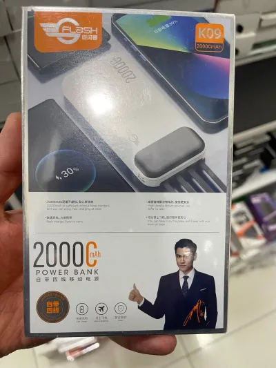 Внешний аккумулятор Power Bank Flash K09, 20000 mah
