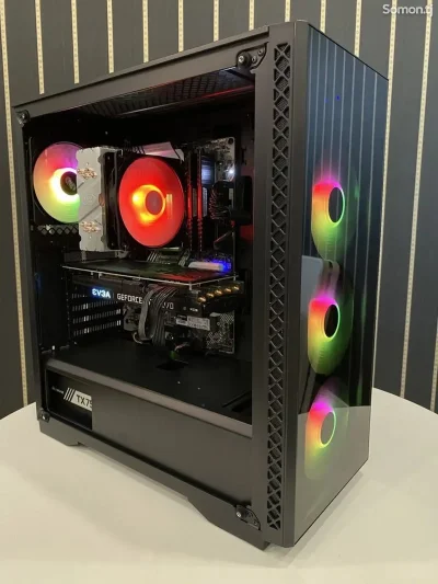 Игровой компьютер core i3 10100F/RAM 16GB DDR 4/RX 580 8GB/NVME M2 512GB