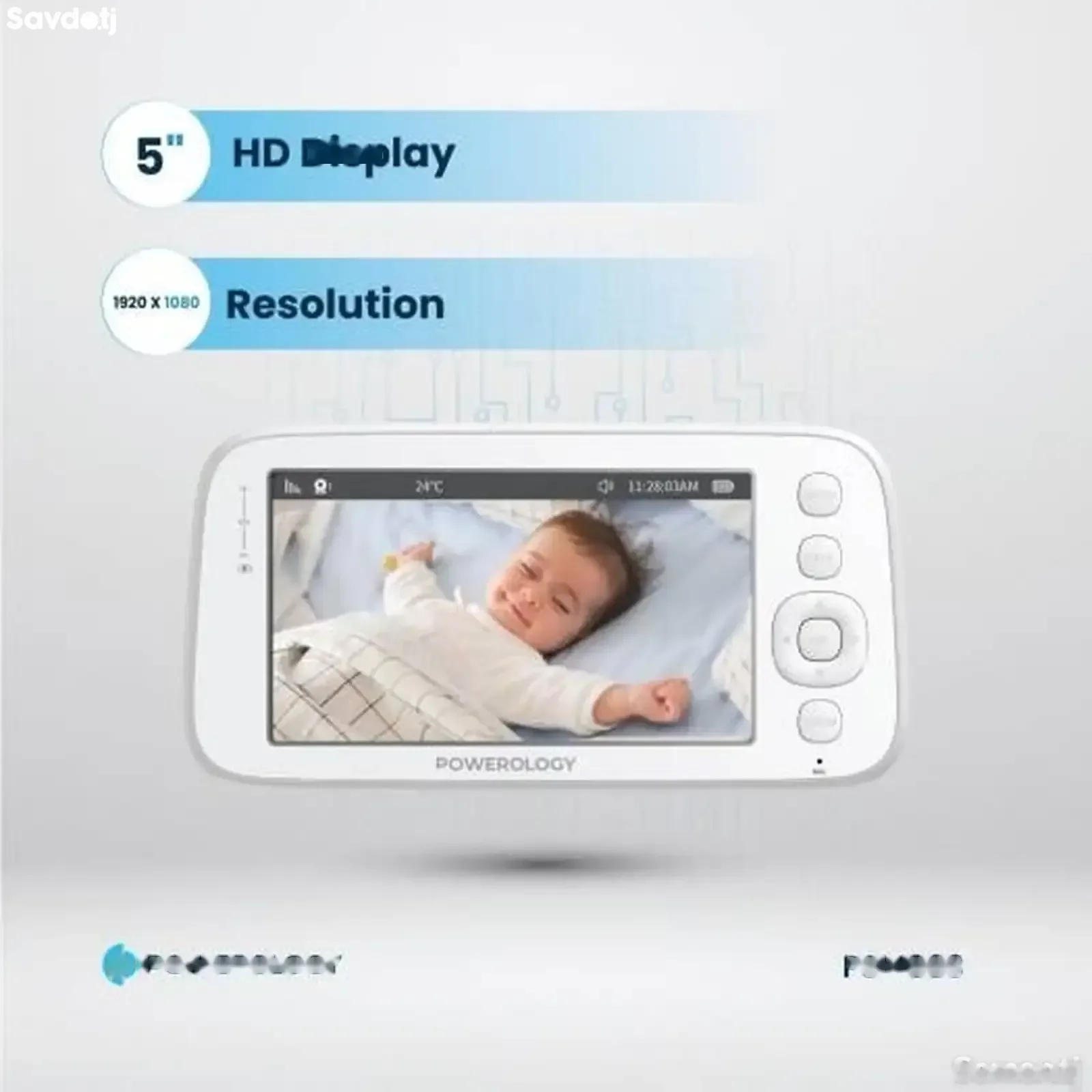 Умная радионяня Powerology Monitor & App Baby Camera