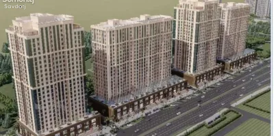 2-комн. квартира, 13 этаж, 105 м², Корвон