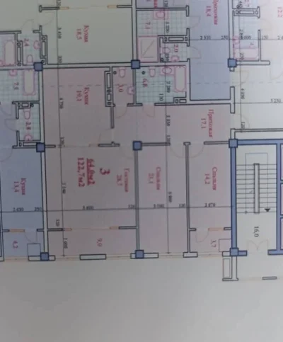 3-комн. квартира, 18 этаж, 123 м², Исмоили Сомони
