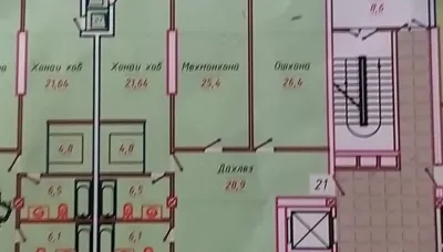 2-комн. квартира, 6 этаж, 121 м², Шохмансур