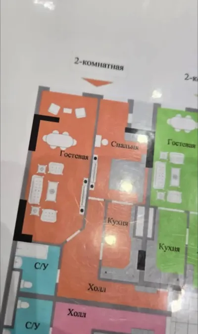 2-комн. квартира, 19 этаж, 74 м², Фирдавси,Автоцентр