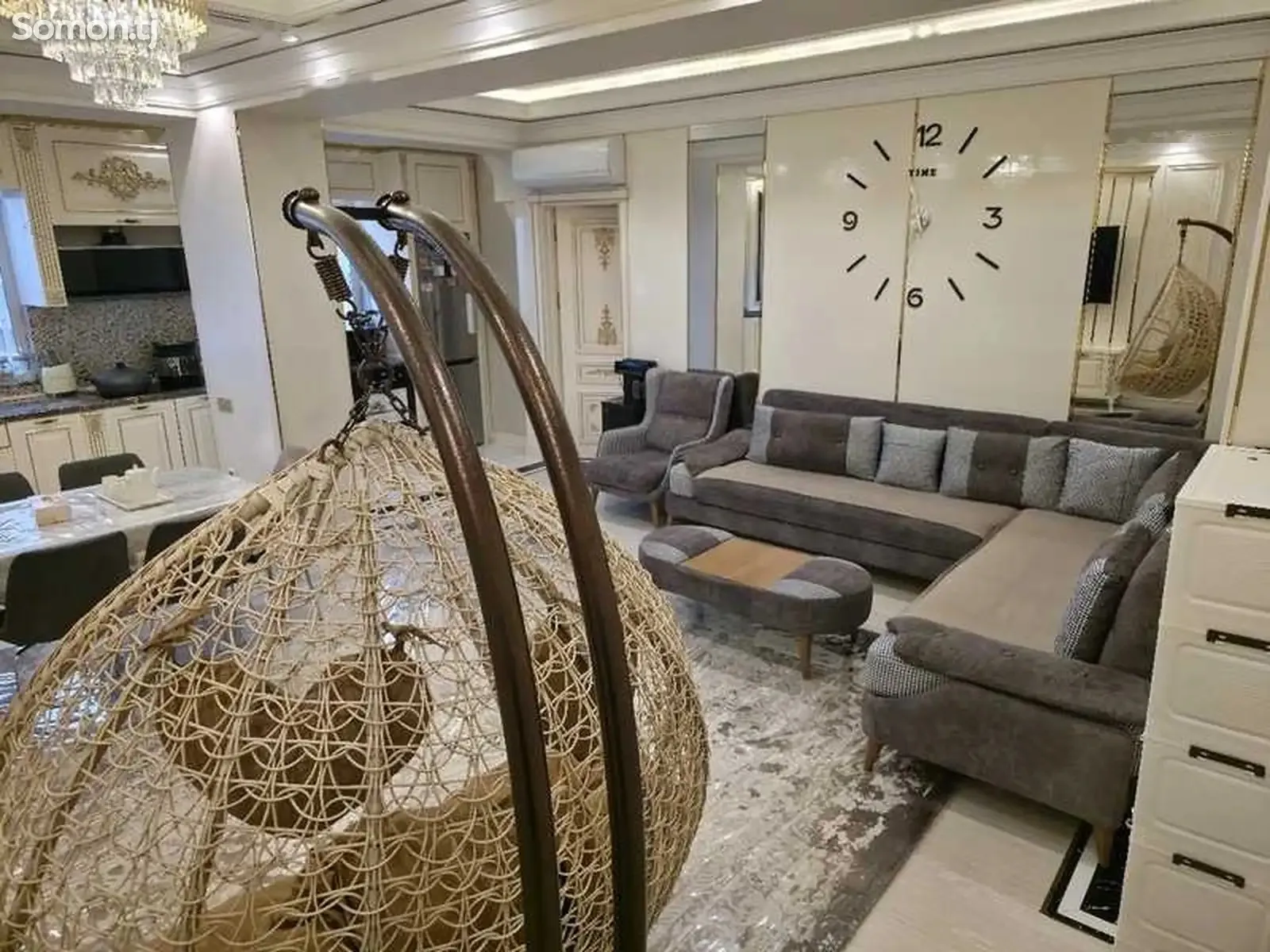 4-комн. квартира, 10 этаж, 150м², пеши Парламент