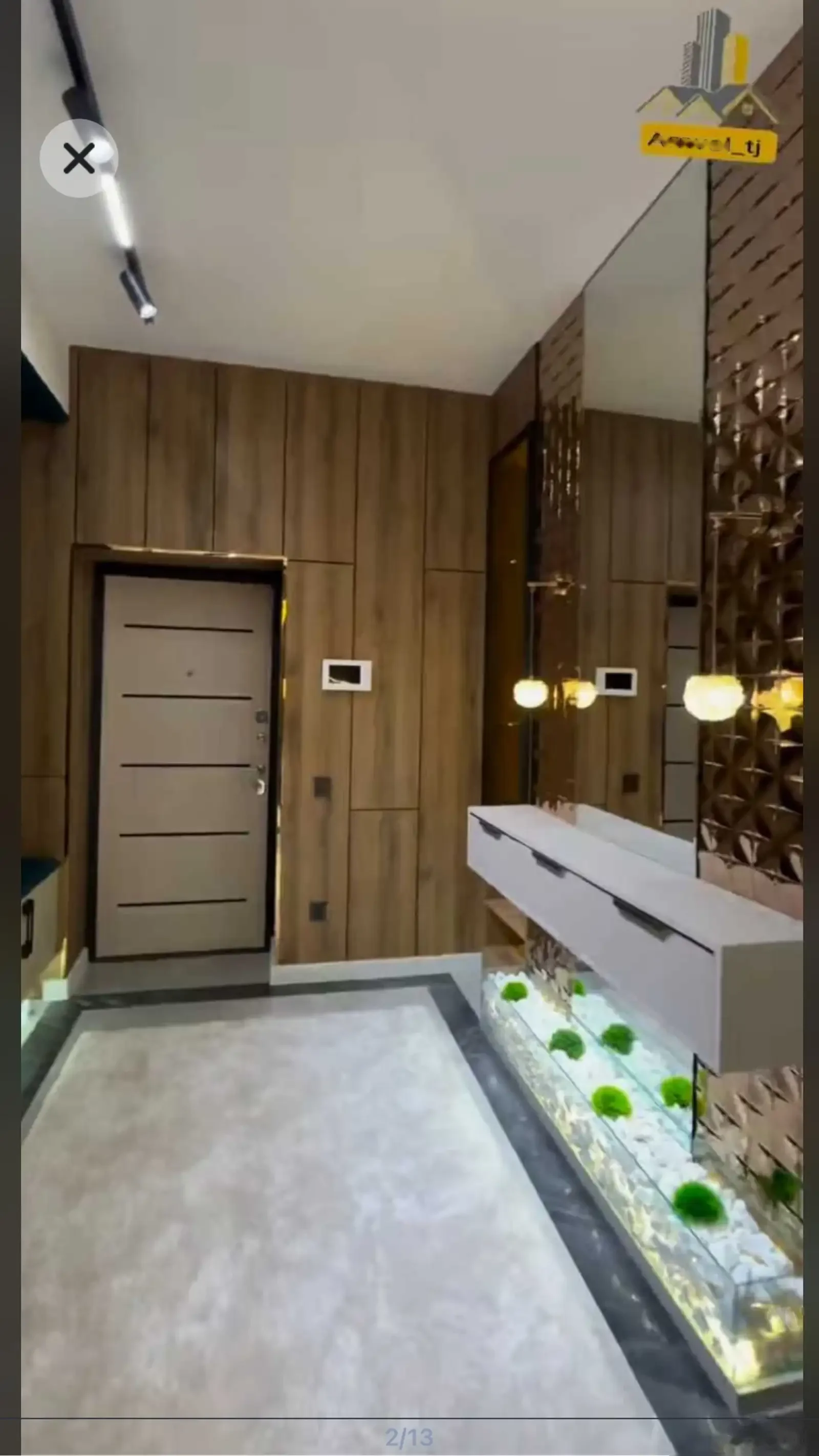 2-комн. квартира, 7 этаж, 70м², Голубой экран